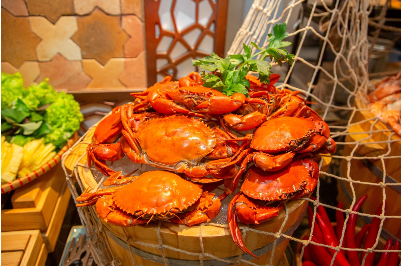 Steamed Crab in Angsana Ho Tram Restauramt